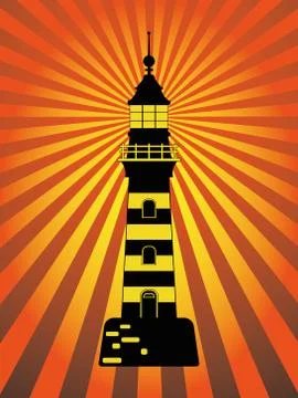 Lighthouse Stock Illustration