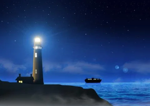 Lighthouse Stock Illustration