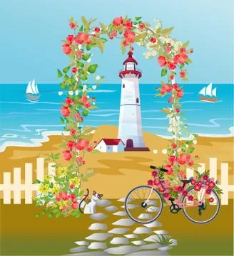 Lighthouse Stock Illustration