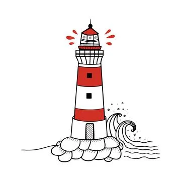 Lighthouse Stock Illustration