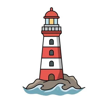 Lighthouse Stock Illustration