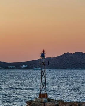 Lighthouse. Isolated Image. Foto stock
