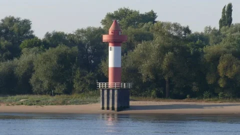 Lighthouse on Juliusplate, Berne Video stock 228194558