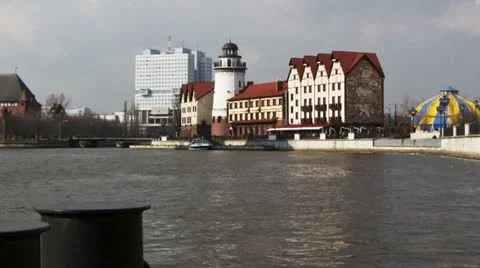 Lighthouse in kaliningrad Video stock 10890752