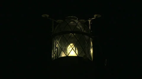 Lighthouse Lamp Stock-Footage 25611132