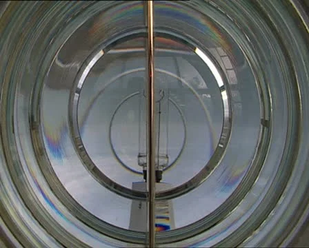 LIGHTHOUSE lamp spinning Video stock 11470288
