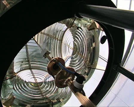 LIGHTHOUSE lamp spinning low angle Video stock 11469415