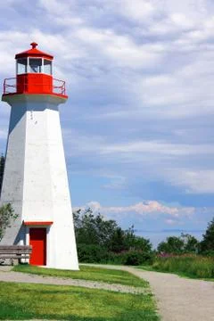 Lighthouse landscape vertical Stock Photos