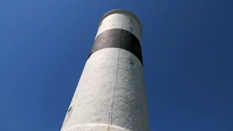 The lighthouse Långe Jan is located on Öland in Sweden. Stock Footage 219550189
