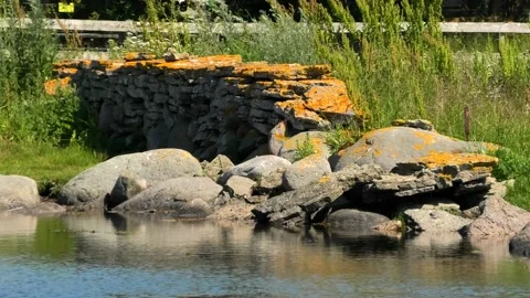 The lighthouse Långe Jan is located on Öland in Sweden. Stock Footage 219550918