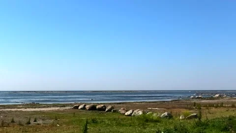 The lighthouse Långe Jan is located on Öland in Sweden. Stock Footage 219552981