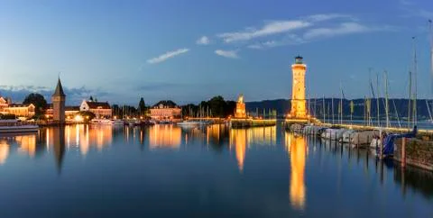 Lighthouse of Lindau Stock Photos