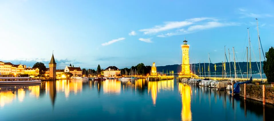 Lighthouse of Lindau Stock Photos