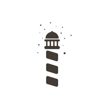 Lighthouse logo design concept vector. Stock Illustration