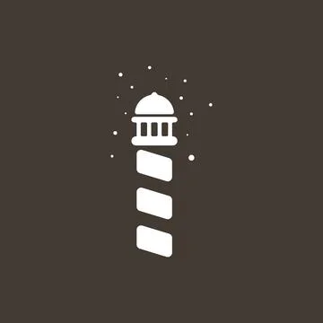 Lighthouse logo design concept vector. Stock Illustration