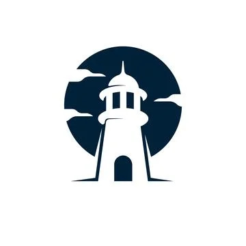 Lighthouse logo design concept vector. Stock Illustration