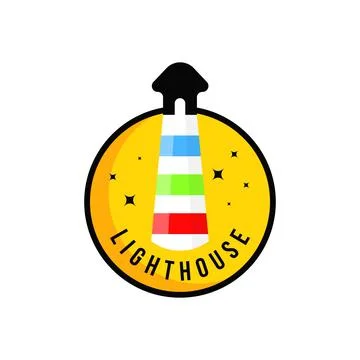 Lighthouse logo design concept vector. Stock Illustration