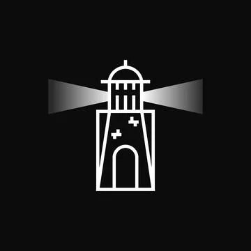 Lighthouse logo design concept vector. Stock Illustration