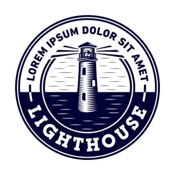 Lighthouse logo design. Vector and illustration. Stock Illustration