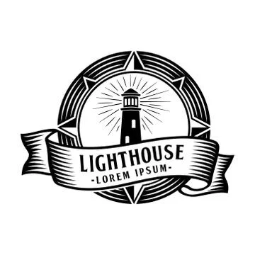 Lighthouse logo. Vector and illustration. Stock Illustration