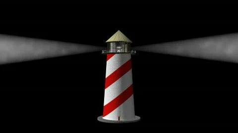 Lighthouse (Loop) + Alpha Channel, HD Stockbeeldmateriaal 113891