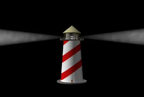 Lighthouse (Loop) + Alpha Channel, NTSC 스톡 동영상 113885
