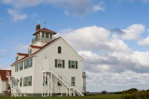 Lighthouse in maine Stock Photos