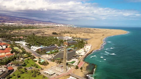 Lighthouse of Maspalomas Stock Footage 151388650