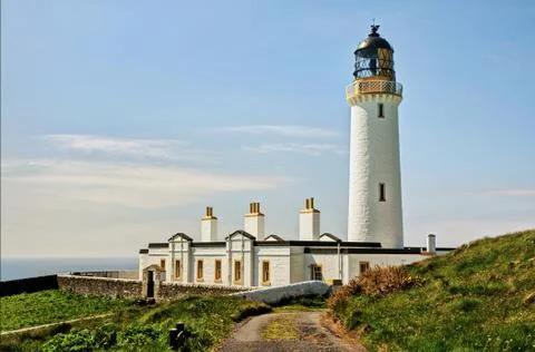 Lighthouse on the Mull of Galloway Stock-Fotos