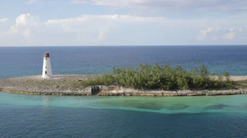 Lighthouse nassau1 Stock Footage 29930110