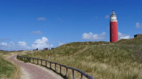 Lighthouse in the Netherlands Stock Footage 63398334