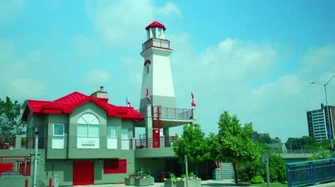 Lighthouse at Noon HD Stock Footage 11218651