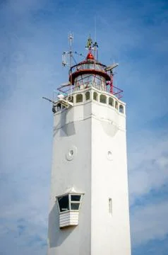 Lighthouse in Noordwijk Foto stock