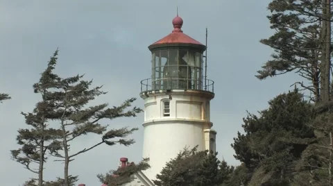 Lighthouse, Oregon Stock Footage