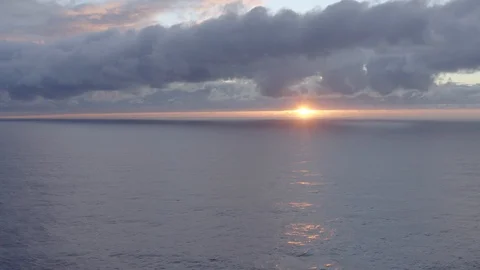 Lighthouse overlooking the mediterranean sea in sunset, Capri - 4K drone video Stock-Footage 102378554