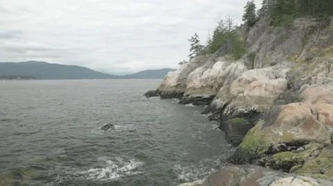 Lighthouse Park - West Beach View Stock Footage 65498294