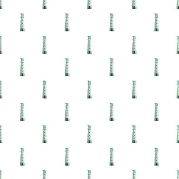 Lighthouse pattern creating a seamless background design Illustrazione stock