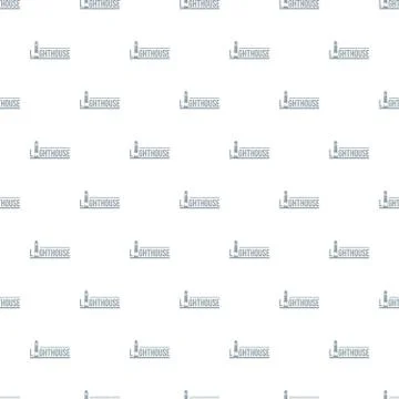 Lighthouse pattern vector seamless Illustrazione stock