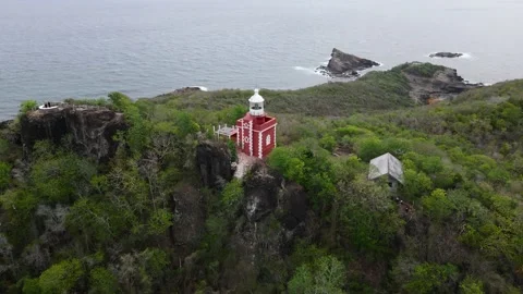 Lighthouse with people Stock Footage 205291893