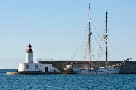 The lighthouse Foto stock