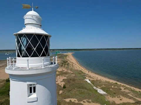 Lighthouse pointing wind direction Stock Photos