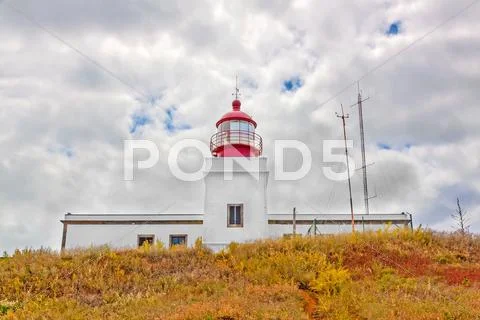 Lighthouse ponta do pargo Stock Photos