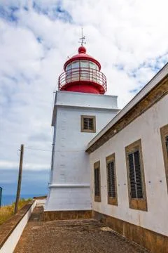 Lighthouse ponta do pargo Stock Photos
