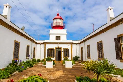 Lighthouse ponta do pargo Foto stock