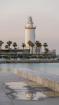 Lighthouse in the port 写真素材