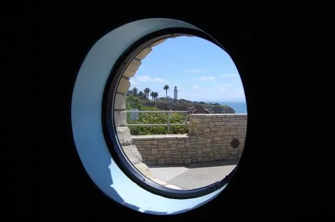 Lighthouse Porthole Stock Photos