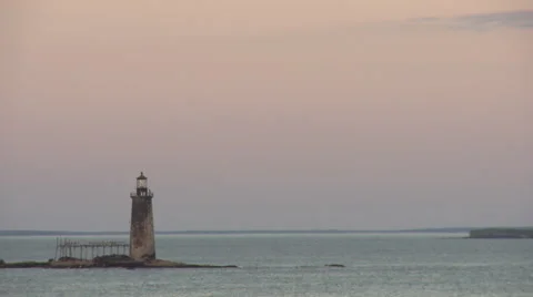 Lighthouse in Portland, ME Video stock 65050141