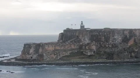 Lighthouse Puerto Rico Video stock 46875624