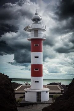 Lighthouse Punta de Teno Stock Photos