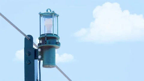 Lighthouse railing with blue sky 動画素材 277518212